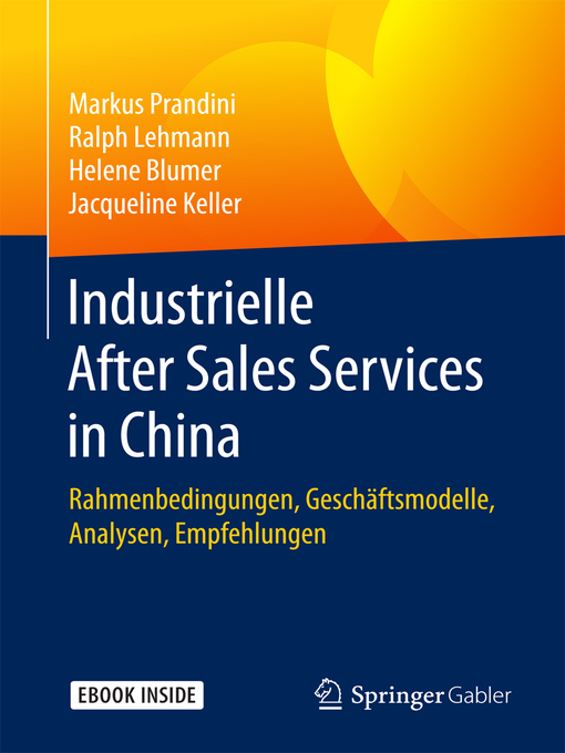 Upplýsingar um Industrielle After Sales Services in China eftir Markus Prandini - Biðlisti